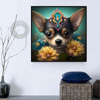 Chien 5d Diy Kits Broderie Diamant Diamond Painting MJ9044