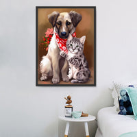 Chien 5d Diy Kits Broderie Diamant Diamond Painting MJ9109