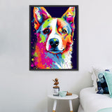 Chien 5d Diy Kits Broderie Diamant Diamond Painting MJ9133