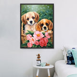 Chien 5d Diy Kits Broderie Diamant Diamond Painting MJ9149