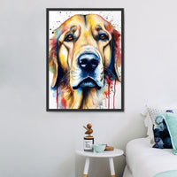 Chien 5d Diy Kits Broderie Diamant Diamond Painting MJ9168