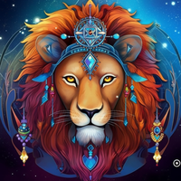 Lion 5d Diy Kits Broderie Diamant Diamond Painting MJ9175