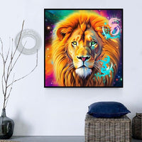 Lion 5d Diy Kits Broderie Diamant Diamond Painting MJ9179