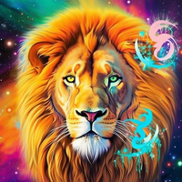 Lion 5d Diy Kits Broderie Diamant Diamond Painting MJ9179