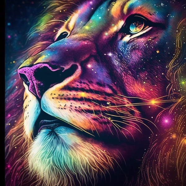 Lion 5d Diy Kits Broderie Diamant Diamond Painting MJ9184