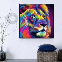 Lion 5d Diy Kits Broderie Diamant Diamond Painting MJ9185