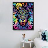 Lion 5d Diy Kits Broderie Diamant Diamond Painting MJ9226