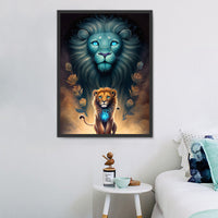 Lion 5d Diy Kits Broderie Diamant Diamond Painting MJ9231