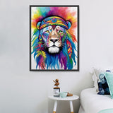 Lion 5d Diy Kits Broderie Diamant Diamond Painting MJ9237