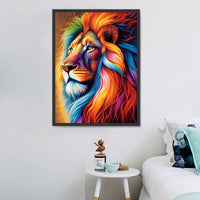 Lion 5d Diy Kits Broderie Diamant Diamond Painting MJ9239