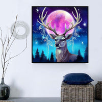 Cerfs 5d Diy Kits Broderie Diamant Diamond Painting MJ9263