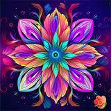 Mandala 5d Diy Kits Broderie Diamant Diamond Painting MJ9517