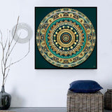 Mandala 5d Diy Kits Broderie Diamant Diamond Painting MJ9521