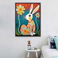 Lapin 5d Diy Kits Broderie Diamant Diamond Painting MJ9842