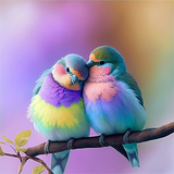 Oiseau 5d Diy Kits Broderie Diamant Diamond Painting MJ9904