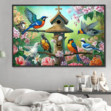 Oiseau 5d Diy Kits Broderie Diamant Diamond Painting MJ9983