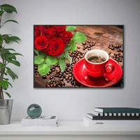 Café 5D Kit Broderie Diamant Diamond Painting VM3007